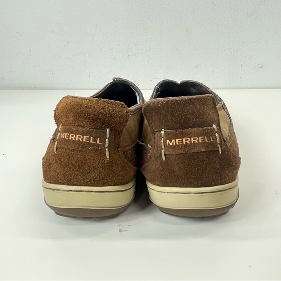 Merrell Ashland Slip on Shoes Women’s Brown Sugar Leather Loafers Size 10 - Picture 4 of 8